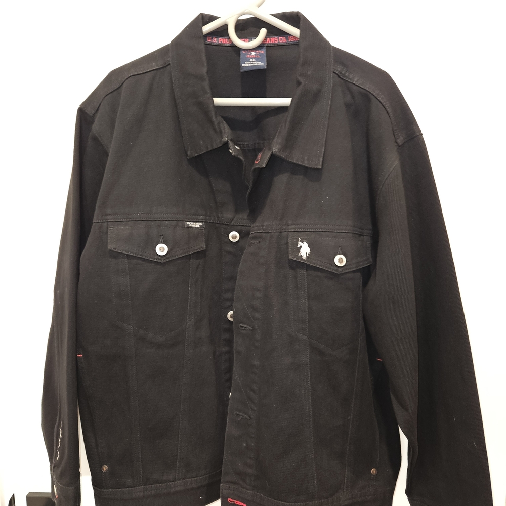U.S. Polo Assn. Men's Black Shirt Jacket